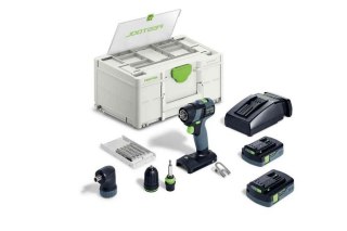 WIERTARKO-WKRĘTARKA AKUMULATOROWA TXS 18 C 3.0-SET 2*3.0AH FESTOOL