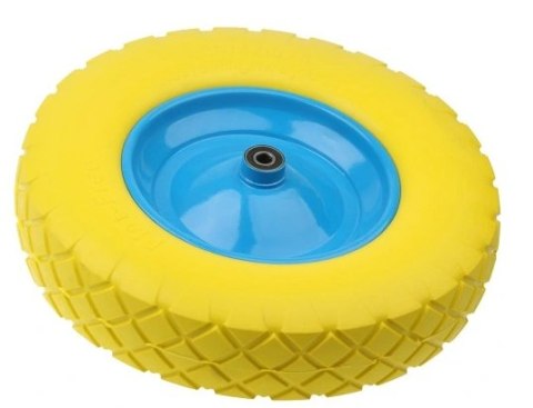 KOŁO PEŁNE PIANKOWE BIEŻNIK KOSTKA 400MM 400MPK+OŚKA 12MM UN