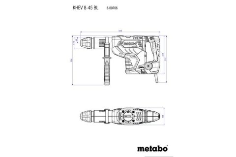 MŁOT UDAROWY OBROTOWY SDS-MAX KHEV 8-45 BL METABO