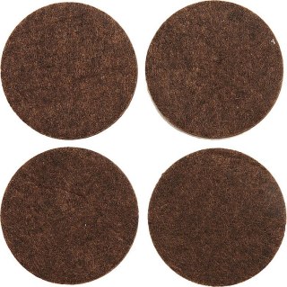 PODKŁADKI FILCOWE 40 MM BRĄZOWE VOREL
