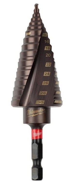 WIERTŁO WIELOSTOPNIOWE UDAR 4-30MM MILWAUKEE