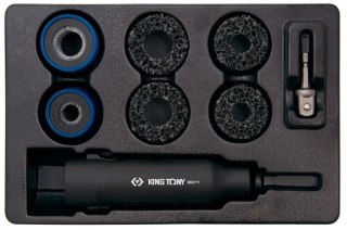 ZESTAW DO CZYSZCZENIA ŚRUB I SZPILEK 8 CZ. KING TONY