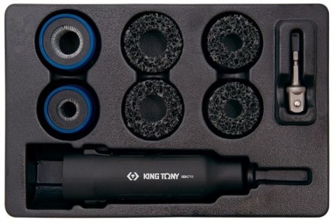 ZESTAW DO CZYSZCZENIA ŚRUB I SZPILEK 8 CZ. KING TONY