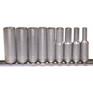 ZESTAW NASADEK DŁUGICH 1/4'' M1407, 9EL.+LISTWA TENG TOOLS