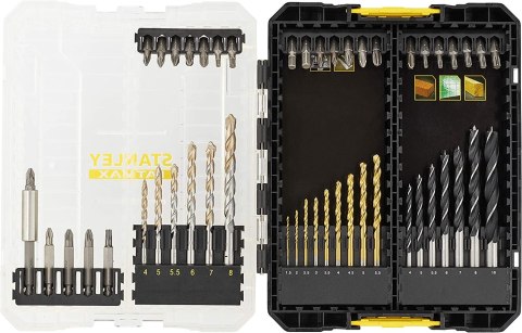 ZESTAW WIERTEŁ I BITÓW 49 SZT. STANLEY