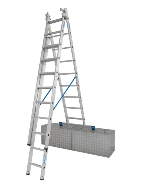 DRABINA ALUMINIOWA 3-ELEMENTOWA STABILO 3*9 SZCZEBLI KRAUSE
