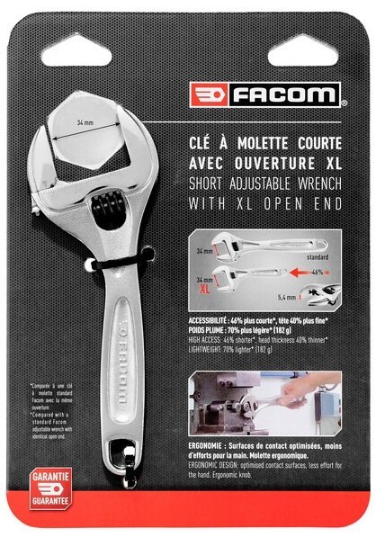 KLUCZ NASTAWNY CHROMOWANY 6 FACOM