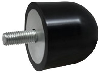 ODBOJNIK POLIURETANOWY 50MM, GWINT M10 ZAOKRĄGLONY R25 ZABI
