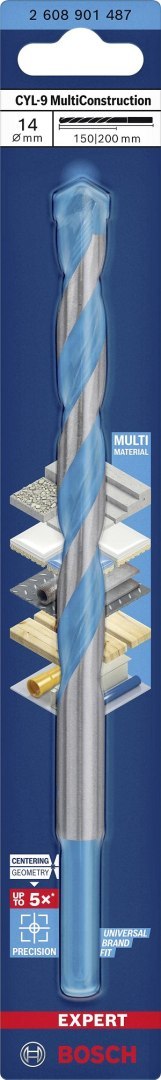 WIERTŁO EXPERT MULTICONSTRUCTION CYL-9 14*150*200MM BOSCH