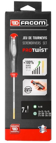 ZESTAW WKRĘTAKÓW 7SZT. FACOM