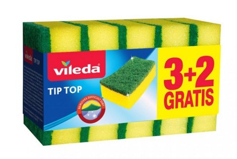 VILEDA GĄBKA DO NACZYŃ TIP TOP 3+2GRATIS VILEDA
