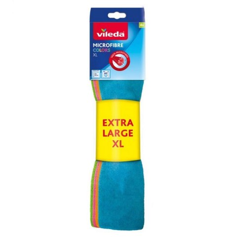 VILEDA ŚCIERKA MICROFIBRE COLORS EXTRA LARGE XL 4 SZT. VILEDA