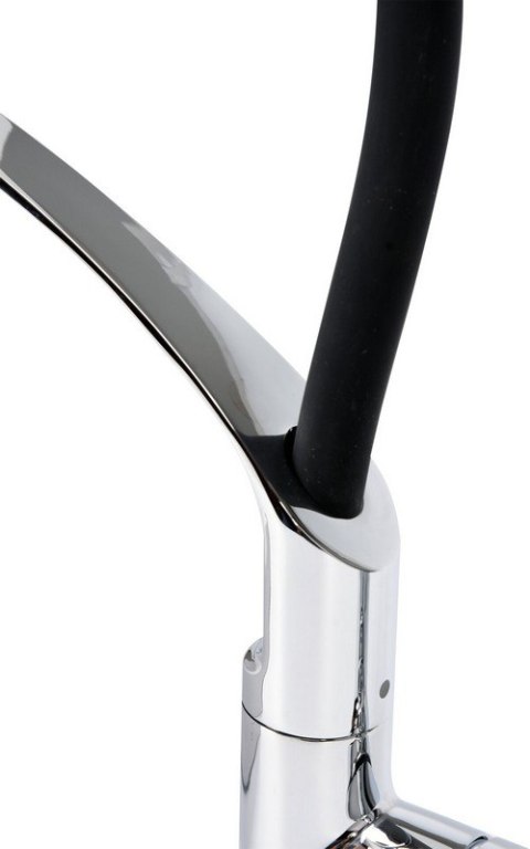 BATERIA ZLEWOZMYWAKOWA, ELASTYCZNA WYLEWKA FLEXIBLE 2,CZARNA FALA