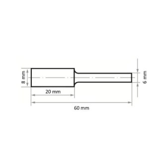 FREZ SPIEKOWY 'A' STOŻKOWO WALCOWY HFAS 0820.06 Z7 STEEL LUKAS