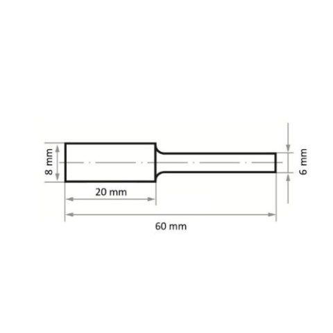 FREZ SPIEKOWY 'A' STOŻKOWO WALCOWY HFAS 0820.06 Z7 STEEL LUKAS