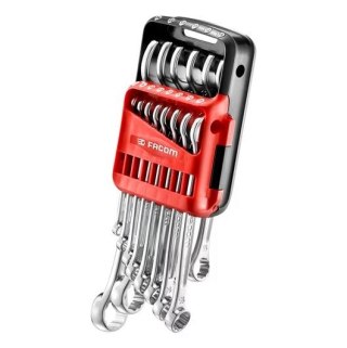 ZESTAW KLUCZY PŁASKO-OCZKOWYCH 7-24MM, 14SZT. FACOM