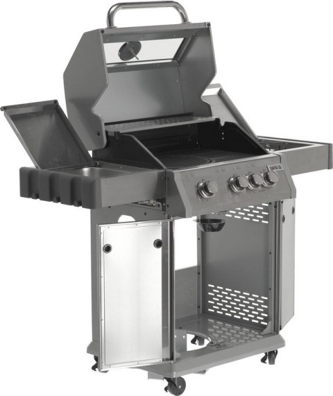 GRILL GAZOWY 3+1 STAL NIERDZEWNA 11.5KW, SZYBA YATO