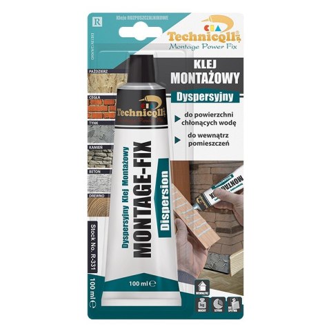 KLEJ MONTAŻOWY DYSPERSYJNY 100ML TECHNICQLL
