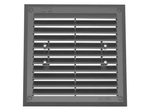 KRATKA WENTYLACYJNA 215*215MM GRAFIT UN