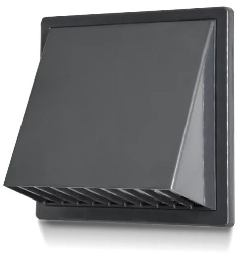 KRATKA WENTYLACYJNA/WYLOT Z OKAPEM 170*170,FI 150, GRAFIT AIR ROXY