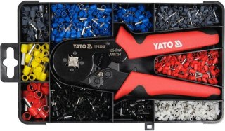 SZCZYPCE DO ZCISKANIA KONEKTORÓW 0,25-10MM2+ 1200 TULEJEK YATO