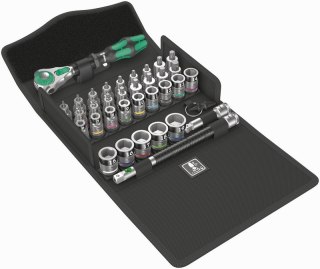 ZESTAW Z GRZECHOTKĄ ZYKLOP SPEED 3/8' 8100 SB ALL-IN, 35 CZ WERA