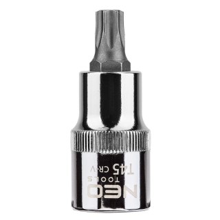 BIT, GROT, KOŃCÓWKA TORX NA NASADCE 1/2'' T45*55MM NEO