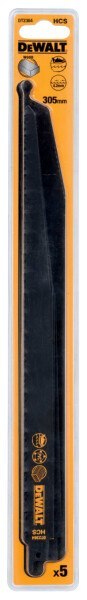 BRZESZCZOTY DO PIŁY SZABLASTEJ 305*4.2MM 5 SZT. DEWALT