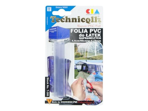FOLIA PCV DO ŁATEK NAPRAWCZYCH 8.4CM/50CM TECHNICQLL