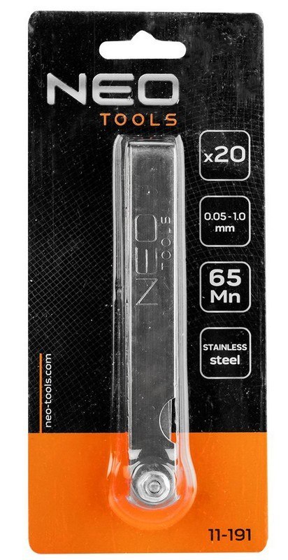 SZCZELINOMIERZ 20-LISTKÓW 0.05-1.0MM NEO