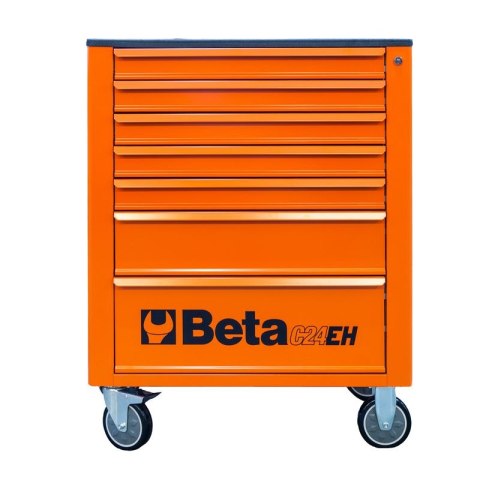 WÓZEK NARZĘDZIOWY Z 7 SZUFLADAMI POMARAŃCZOWY C24EH BETA