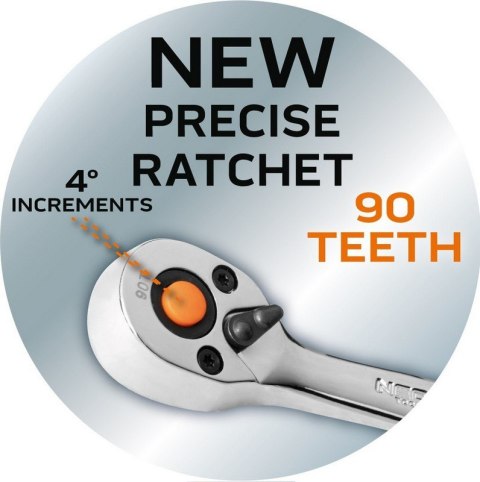 ZESTAW KLUCZY NASADOWYCH 1/4'', 14SZT, 6-KĄTNE NEO