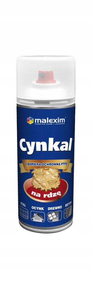 AEROZOL CYNKAL 0.4L SZARY JASNY RAL 7040 MALEXIM