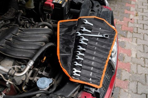 KLUCZE PŁASKO-OCZK. Z GRZECH. I PRZEŁĄCZ.ZESTAW 12SZT NEO