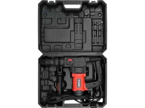 MŁOT SDS+ 1100W, 3 FUNKCJE + WIERTŁA I DŁUTA YATO