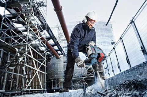 MŁOT UDAROWY OBROTOWY AKUM. SDS-MAX GBH 18V-45C 0*AH BOSCH