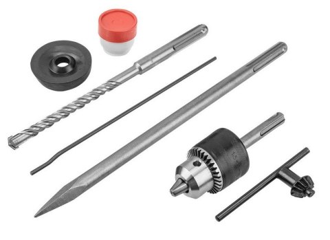 MŁOT UDAROWY OBROTOWY SDS+ 900W, UDAR 4J WALIZKA GRAPHITE