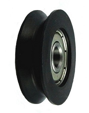 ROLKA Z TWORZYWA 29MM ŁOŻYSKOWANA, NA KĄTOWNIK C29/6Ł ZABI