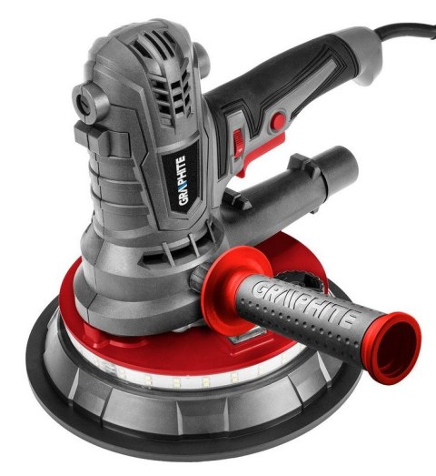 SZLIFIERKA DO GIPSU 900W, 180 MM, LED KRÓTKA GRAPHITE