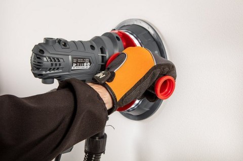 SZLIFIERKA DO GIPSU 900W, 180 MM, LED KRÓTKA GRAPHITE