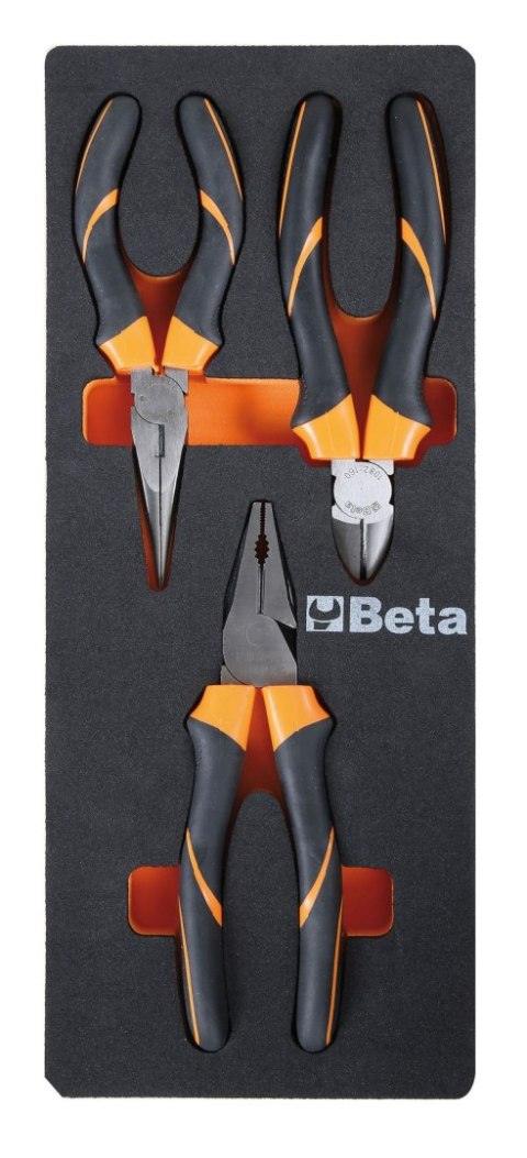 ZESTAW SZCZYPIEC 3SZT. W MIĘKKIM WKŁ.PROFILOWANYM BETA