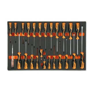 ZESTAW WKRĘTAKÓW 25SZT W MIĘKKIM WKŁ.PROFILOWANYM BETA