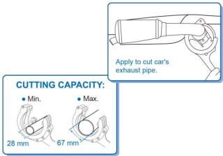 OBCINACZ DO RUR STALOWYCH, MIEDZIANYCH, ALUMINIOWYCH 28-67MM KING TONY