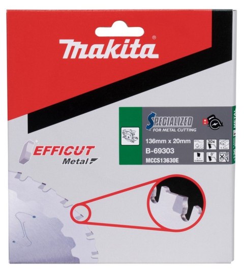 PIŁA SPIEKOWA 'EFFICUT' 136*20*30Z TCT MAKITA