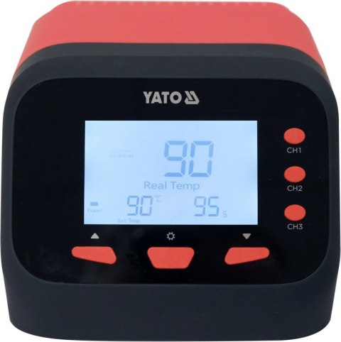 STACJA LUTOWNICZA CYFROWA 75W TYP GROT, WYŚWIETLACZ LCD YATO