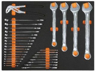 ZESTAW NARZĘDZI 30SZT W MIĘKKIM WKŁ.PROFILOWANYM BETA