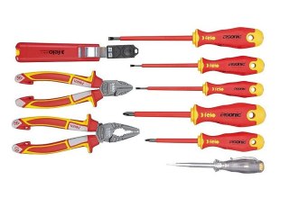 ZESTAW NARZĘDZI FELO ERGONIC VDE + KIESZEŃ NA PAS, 9SZT FELO