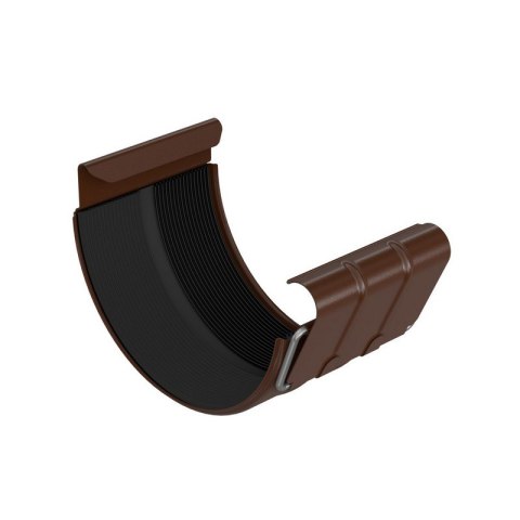 ZŁĄCZKA RYNNOWA STAL 125MM BRĄZ BRYZA