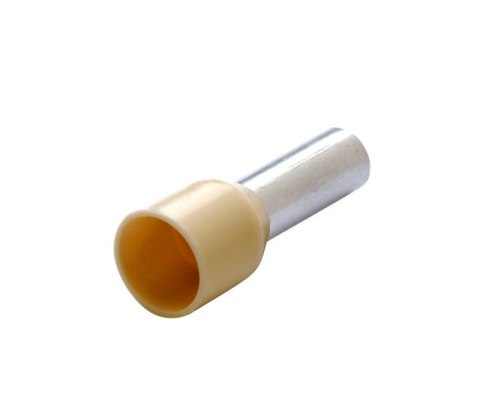 KOŃCÓWKA TULEJKOWA IZOLOWANA 35/16, 35MM(100SZT) BEŻOWA BM GROUP