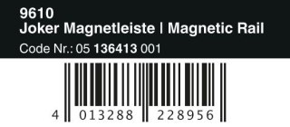 LISTWA MAGNETYCZNA 9610, NA 11 KLUCZY PŁASKICH 30*370MM WERA